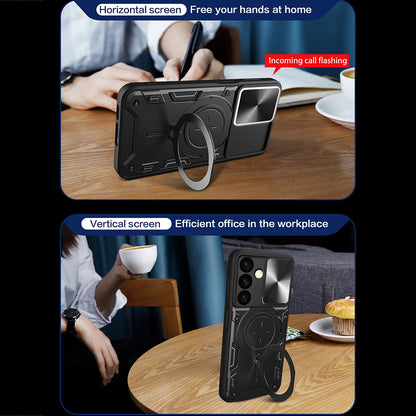 Pouzdro pro Samsung Galaxy A16 5G A166 / A16 4G A165, Techsuit, CamGuard Pro, Fialové