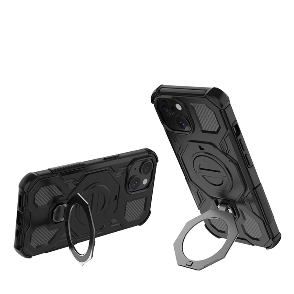 Pouzdro pro Samsung Galaxy A16 5G A166 / A16 4G A165, Techsuit, Carbon Shield Pro, Černé