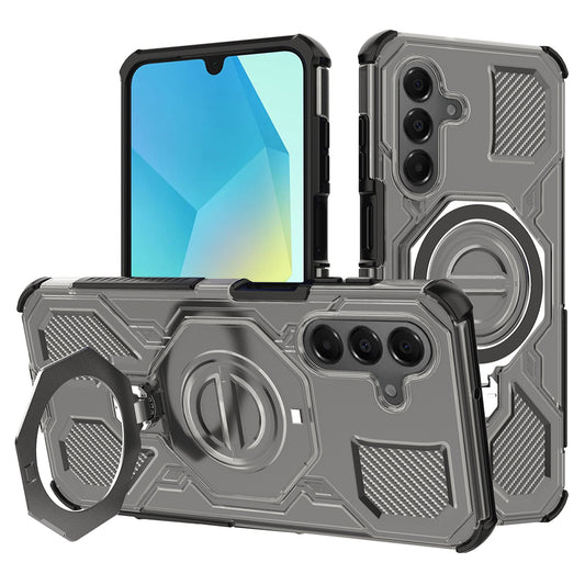 Pouzdro pro Samsung Galaxy A16 5G A166 / A16 4G A165, Techsuit, Carbon Shield Pro, Světle černá