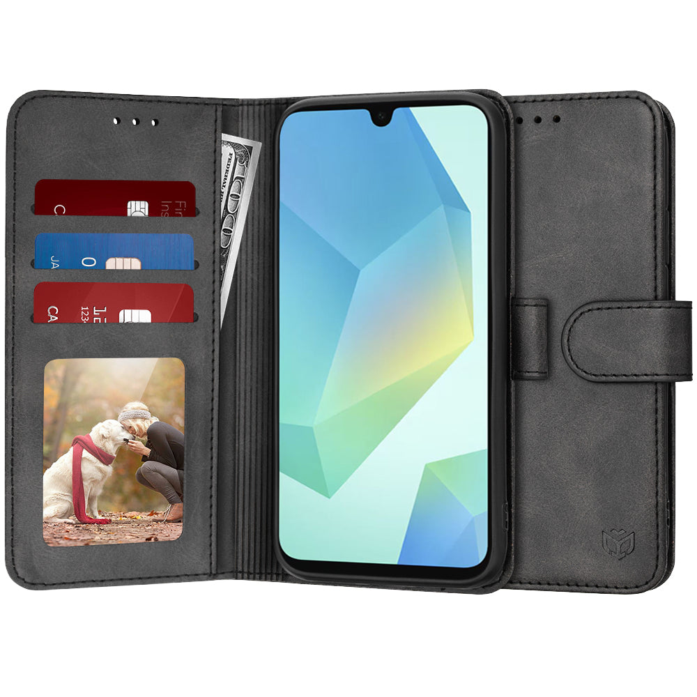 Pouzdro pro Samsung Galaxy A16 5G A166 / A16 4G A165, Techsuit, Diary Book, černé