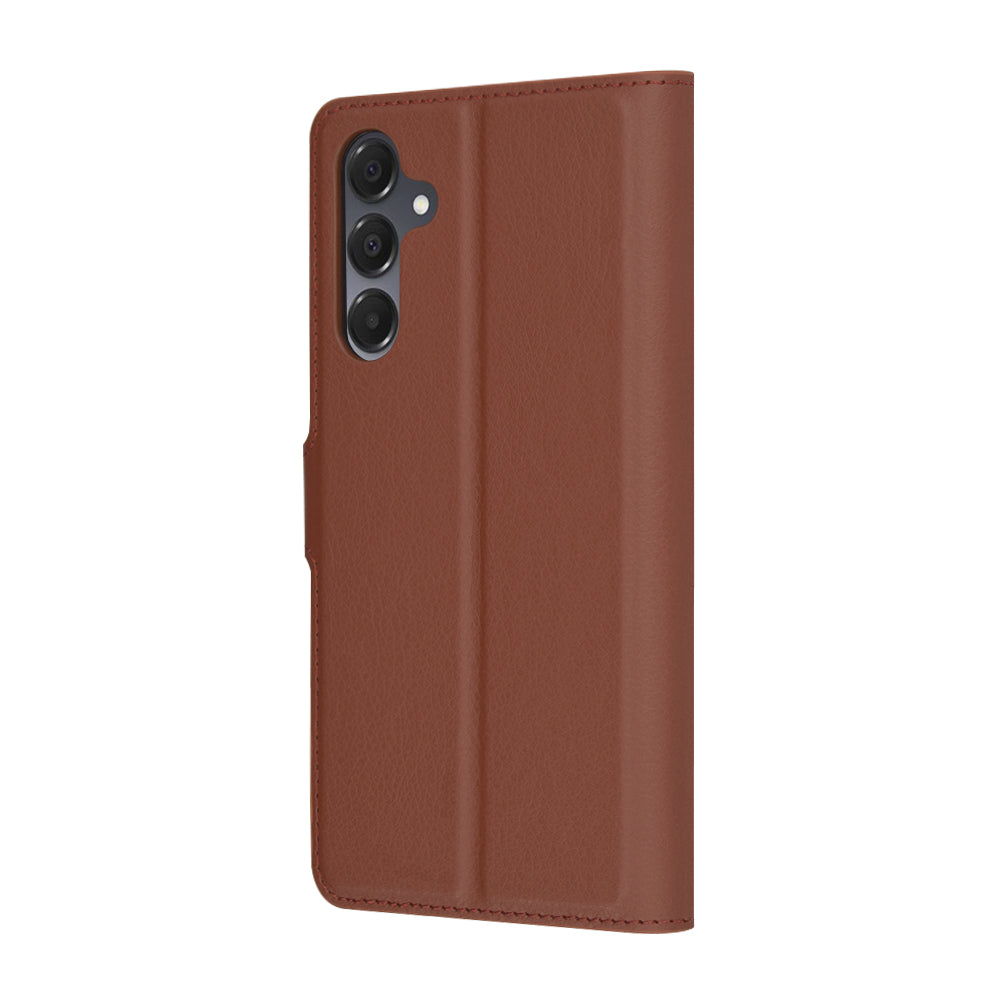 Pouzdro pro Samsung Galaxy A16 5G A166 / A16 4G A165, Techsuit, kožené folio, hnědé