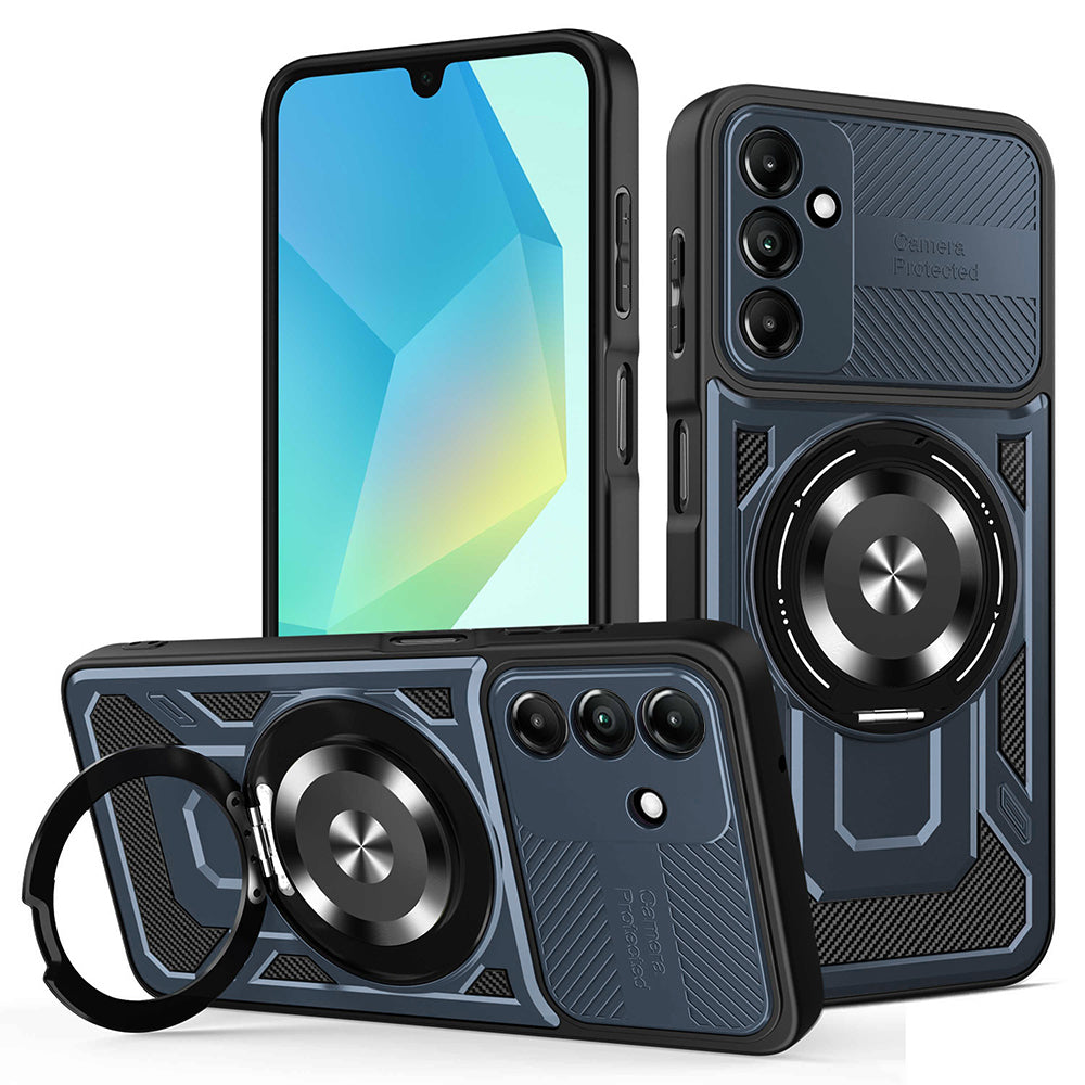 Pouzdro pro Samsung Galaxy A16 5G A166 / A16 4G A165, Techsuit, RuggedCam, Modré