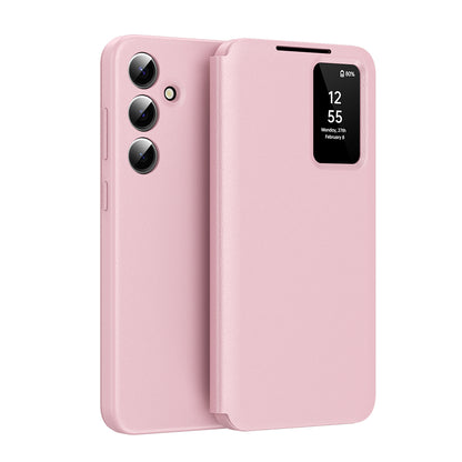 Pouzdro pro Samsung Galaxy A16 5G A166 / A16 4G A165, Techsuit, SmartView, Růžové