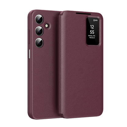 Pouzdro pro Samsung Galaxy A17 4G / A17 5G / A26 A266, Techsuit, SmartView, červené