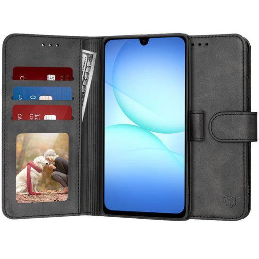 Pouzdro pro Samsung Galaxy A17 5G, Techsuit, Diary Book, Černé