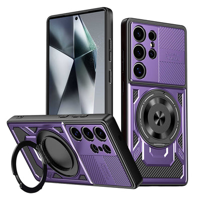 Pouzdro pro Samsung Galaxy A17 5G, Techsuit, RuggedCam, Fialové