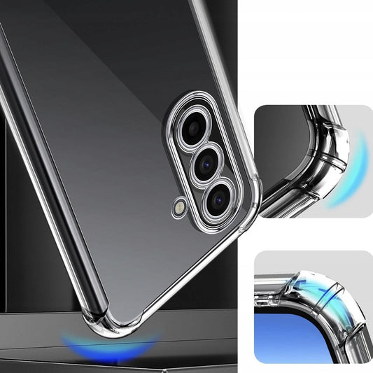 Pouzdro pro Samsung Galaxy A17 5G, Techsuit, Odolné proti nárazům, Průhledné