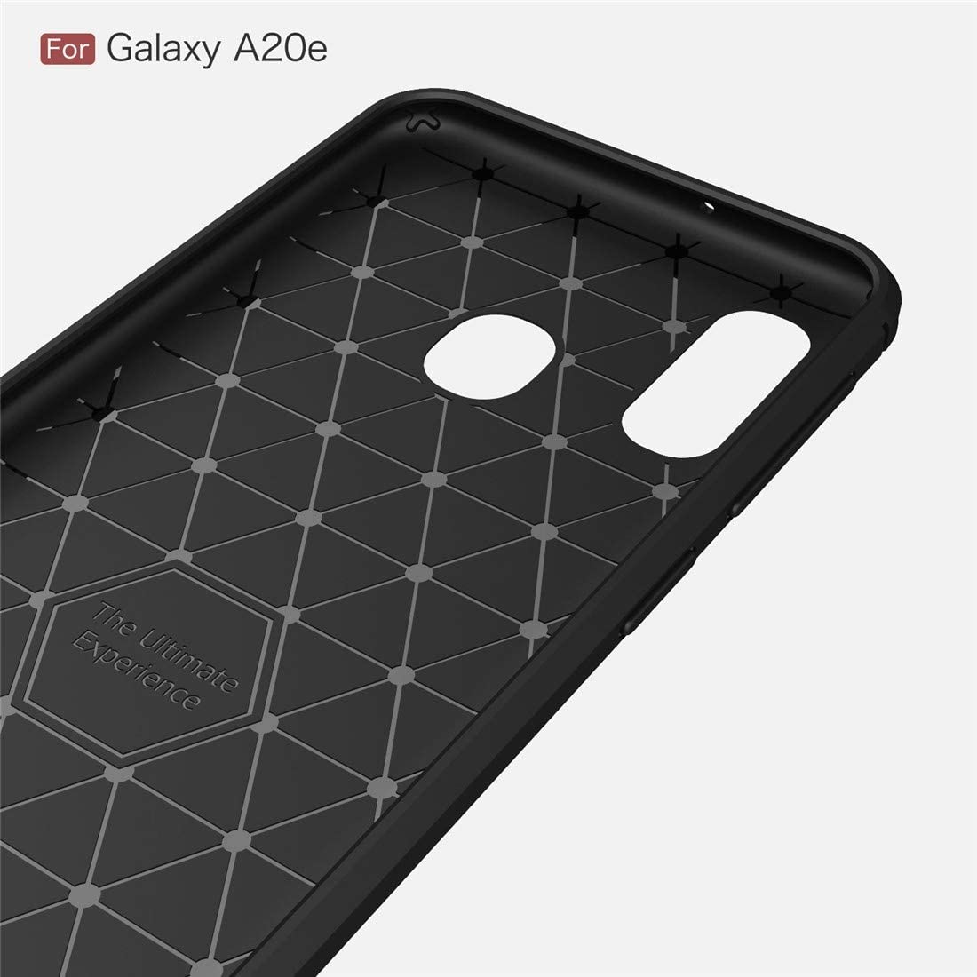 Pouzdro pro Samsung Galaxy A20e A202, Techsuit, Carbon, Černé