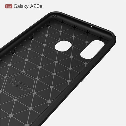 Pouzdro pro Samsung Galaxy A20e A202, Techsuit, Carbon, Černé