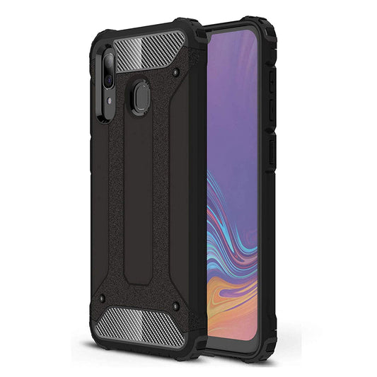 Pouzdro pro Samsung Galaxy A20e A202, Techsuit, Hybrid Armor, Černé