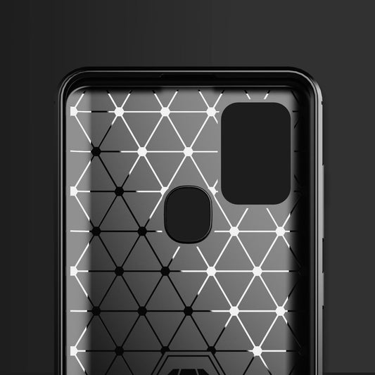 Pouzdro pro Samsung Galaxy A21s A217, Techsuit, Carbon, Černé