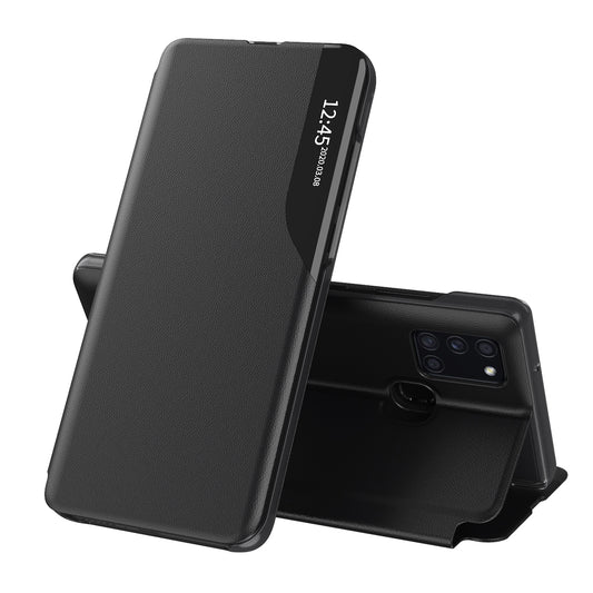 Pouzdro pro Samsung Galaxy A21s A217, Techsuit, eFold, Černé