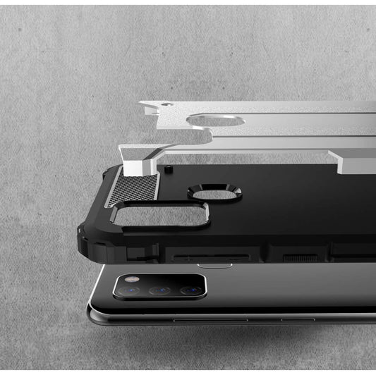 Pouzdro pro Samsung Galaxy A21s A217, Techsuit, Hybrid Armor, Černé