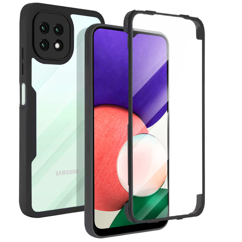 Pouzdro pro Samsung Galaxy A22 5G A226, Techsuit, ColorVerse 360, Černé