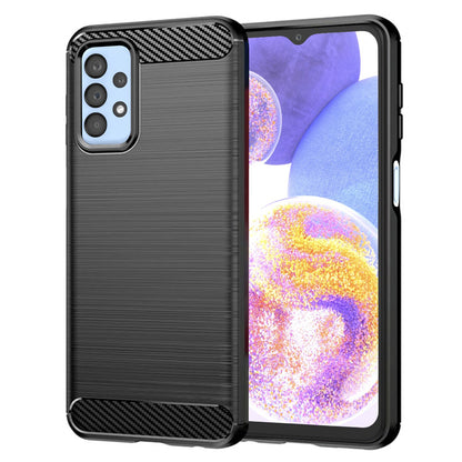 Pouzdro pro Samsung Galaxy A23 5G A236 / A23 A235, Techsuit, Carbon, Černé