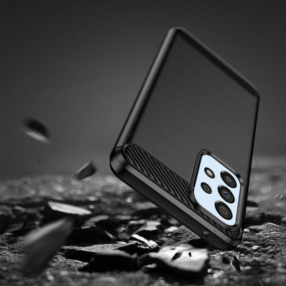 Pouzdro pro Samsung Galaxy A23 5G A236 / A23 A235, Techsuit, Carbon, Černé