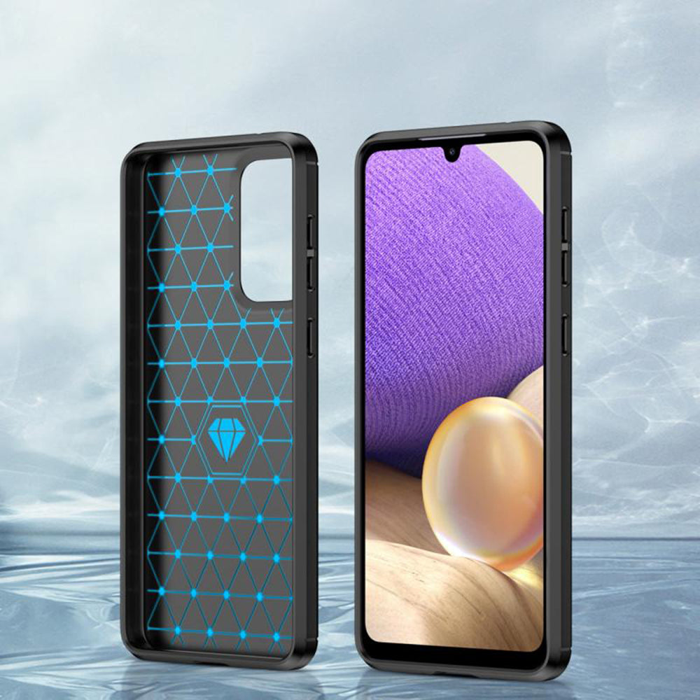 Pouzdro pro Samsung Galaxy A23 5G A236 / A23 A235, Techsuit, Carbon, Černé