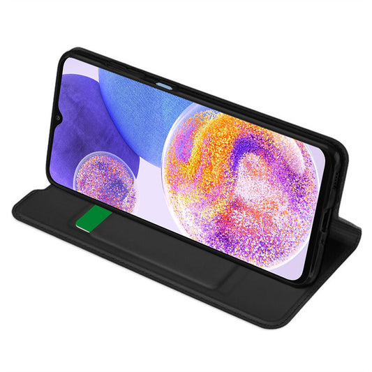 Pouzdro pro Samsung Galaxy A23 5G A236 / A23 A235, Techsuit, Magskin Book, Černé