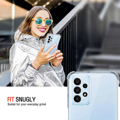 Pouzdro pro Samsung Galaxy A23 5G A236 / A23 A235, Techsuit, nárazuvzdorné průhledné, transparentní