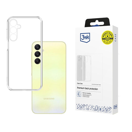 Pouzdro pro Samsung Galaxy A25 A256, 3MK, Clear, Průhledné