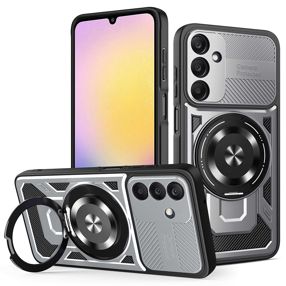 Pouzdro pro Samsung Galaxy A25 A256, Techsuit, RuggedCam, Šedé