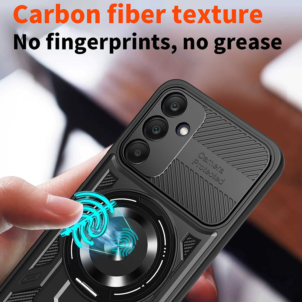 Pouzdro pro Samsung Galaxy A25 A256, Techsuit, RuggedCam, Šedé