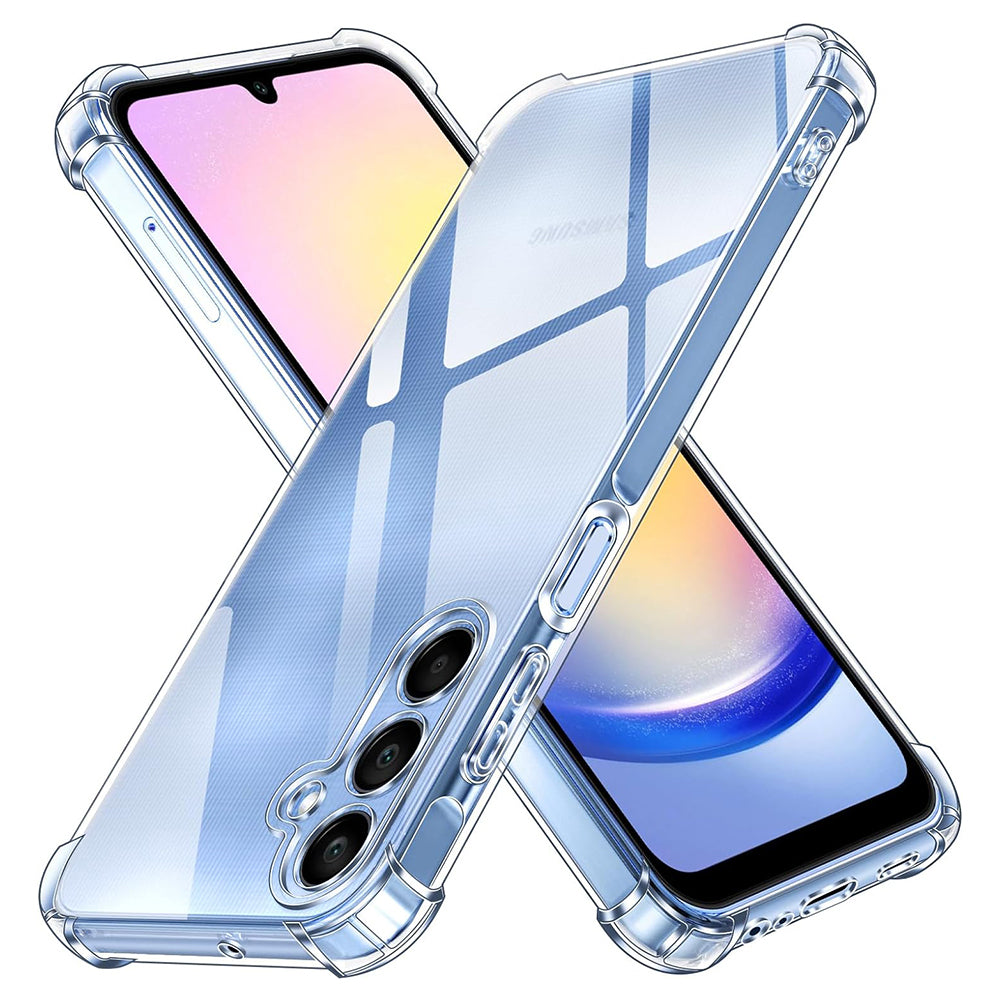 Pouzdro pro Samsung Galaxy A25 A256, Techsuit, nárazuvzdorné průhledné, transparentní
