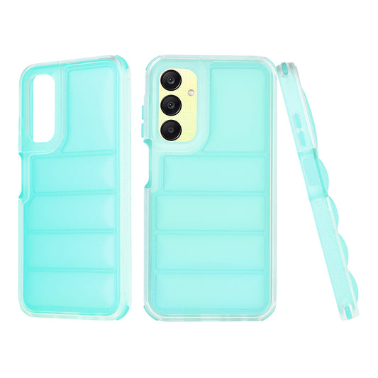 Pouzdro pro Samsung Galaxy A25 A256, Techsuit, Wave Shield, Tyrkysové