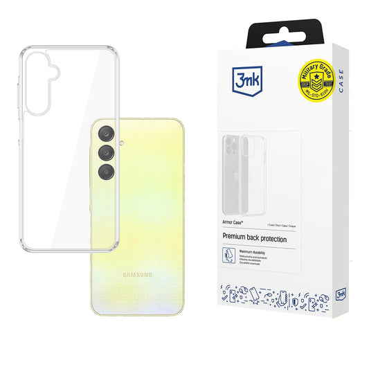 Pouzdro pro Samsung Galaxy A26 A266, 3MK, Armor, Transparentní