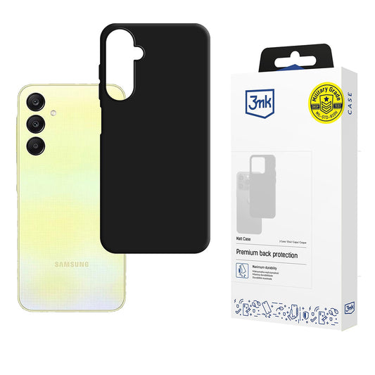 Pouzdro pro Samsung Galaxy A26 A266, 3MK, Černá matná