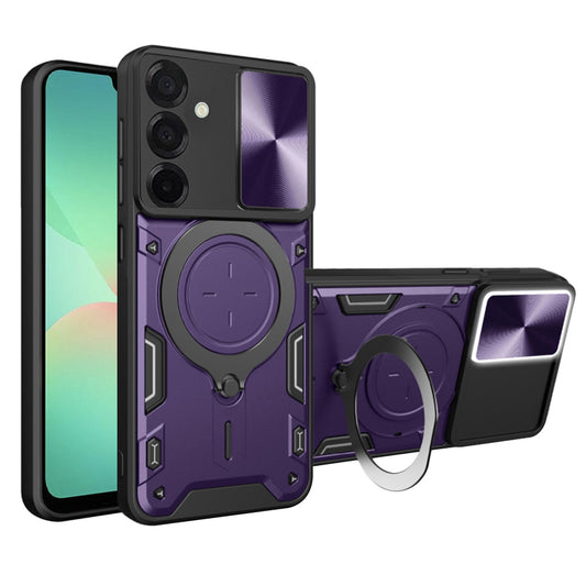 Pouzdro pro Samsung Galaxy A26 A266, Techsuit, CamGuard Pro, Fialové