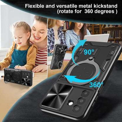 Pouzdro pro Samsung Galaxy A26 A266, Techsuit, CamGuard Pro, Růžovo-zlaté