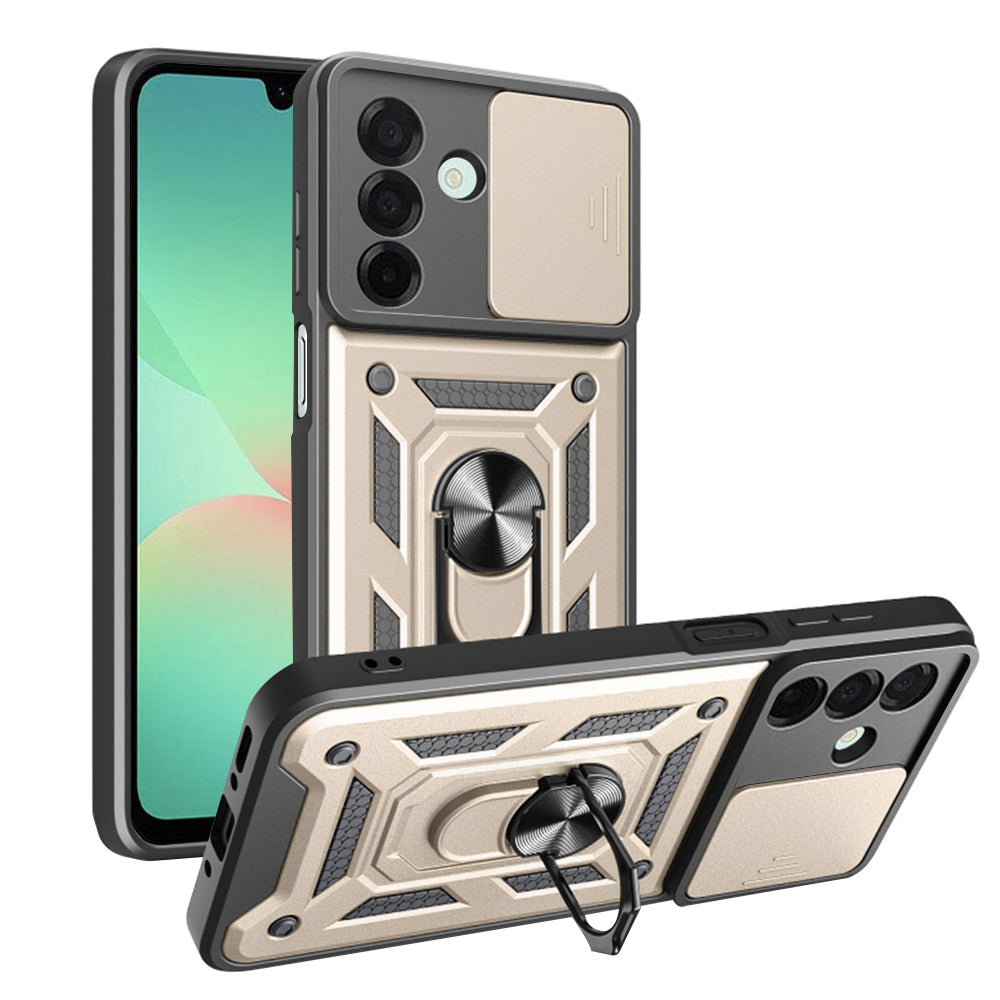 Pouzdro pro Samsung Galaxy A26 A266, Techsuit, CamShield, Zlaté