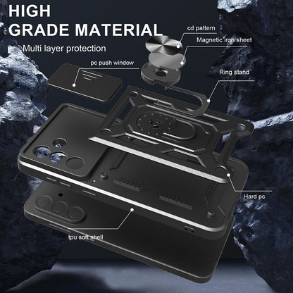 Pouzdro pro Samsung Galaxy A26 A266, Techsuit, CamShield, Černá
