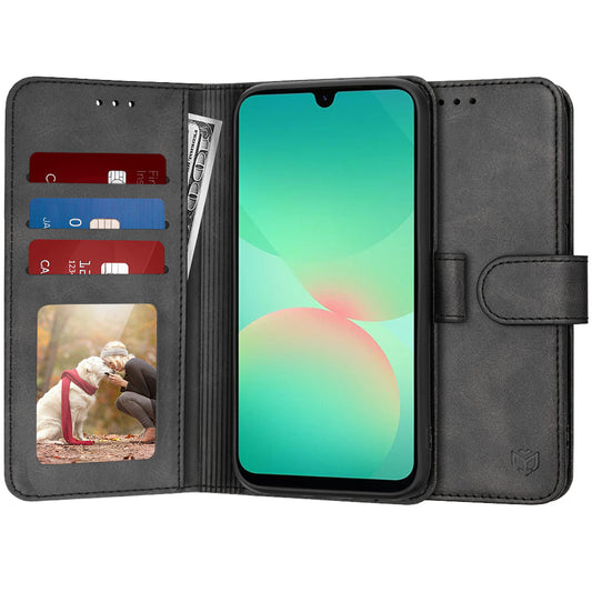 Pouzdro pro Samsung Galaxy A26 A266, Techsuit, Diary Book, černé