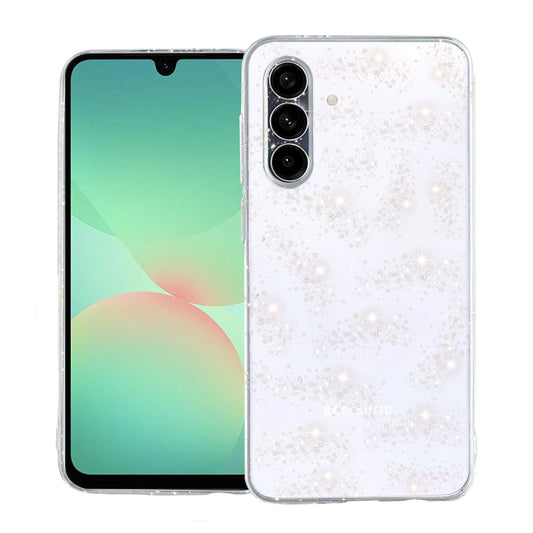 Pouzdro pro Samsung Galaxy A26 A266, Techsuit, SparkleSkin, Průhledné