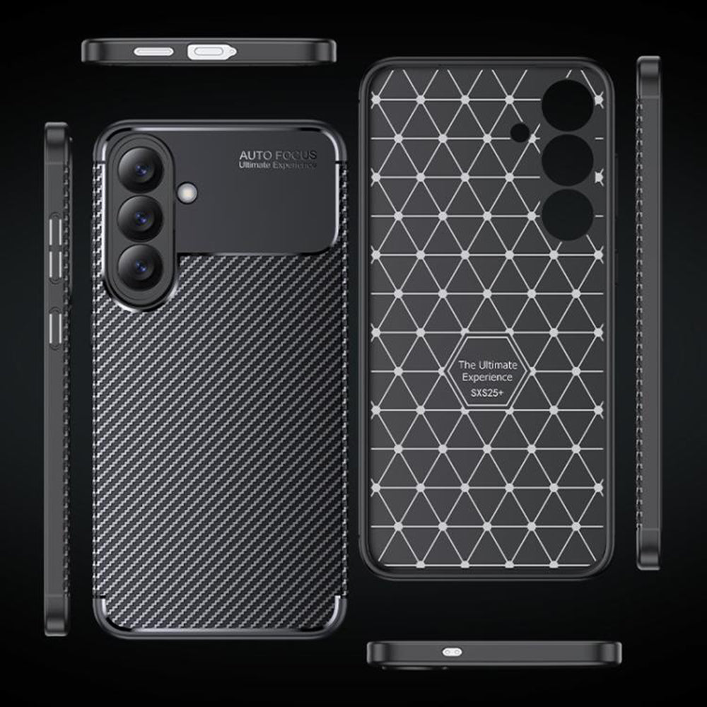 Pouzdro pro Samsung Galaxy A27 5G, Techsuit, CarbonFiber, černé
