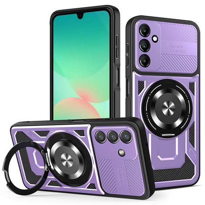 Pouzdro pro Samsung Galaxy A27 5G, Techsuit, RuggedCam, fialové