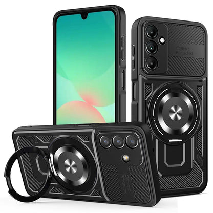 Pouzdro pro Samsung Galaxy A27 5G, Techsuit, RuggedCam, Černé