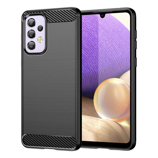 Pouzdro pro Samsung Galaxy A32 5G A326, Techsuit, Carbon, Černé
