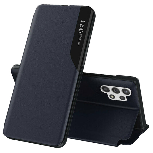 Pouzdro pro Samsung Galaxy A32 A325, Techsuit, eFold, Tmavě modrá