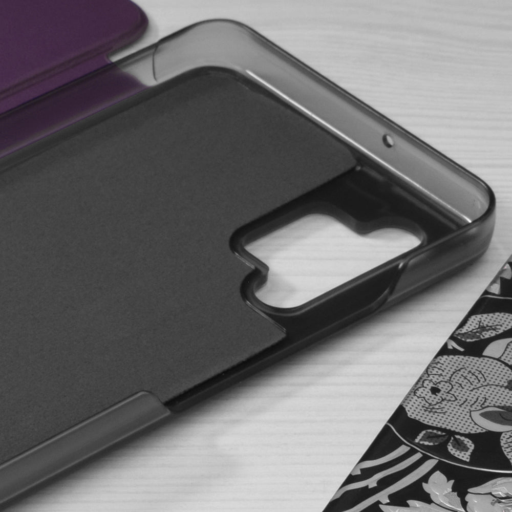 Pouzdro pro Samsung Galaxy A32 A325, Techsuit, eFold, fialové