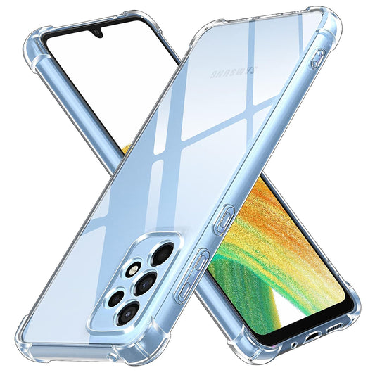 Pouzdro pro Samsung Galaxy A33 5G A336, Techsuit, nárazuvzdorné průhledné, transparentní