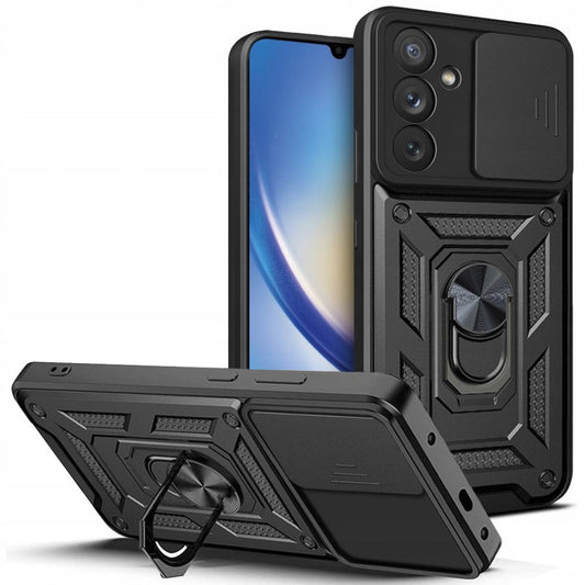 Pouzdro pro Samsung Galaxy A34 A346, Techsuit, CamShield, Černé
