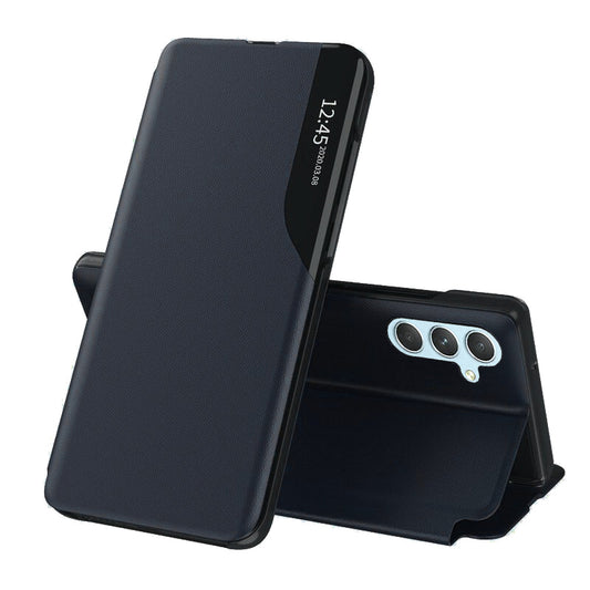 Pouzdro pro Samsung Galaxy A34 A346, Techsuit, eFold, Tmavě modré