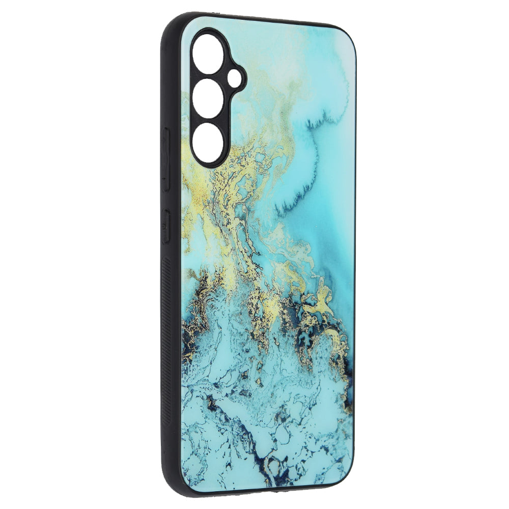 Pouzdro pro Samsung Galaxy A34 A346, Techsuit, Glaze, Modrá