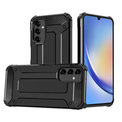 Pouzdro pro Samsung Galaxy A34 A346, Techsuit, Hybrid Armor, Černé