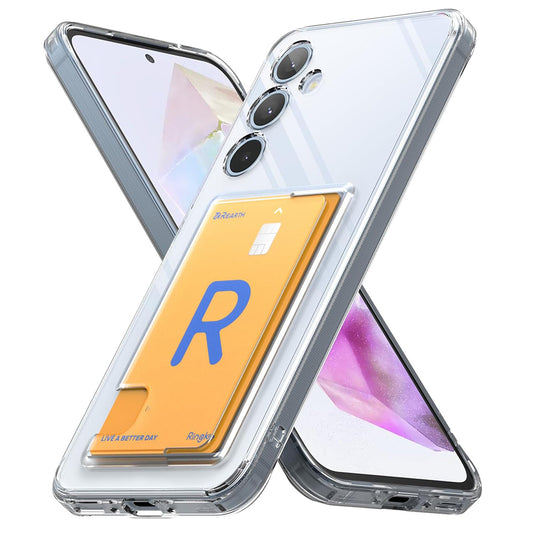 Pouzdro pro Samsung Galaxy A35 5G A356, Ringke, Fusion Card, Průhledné
