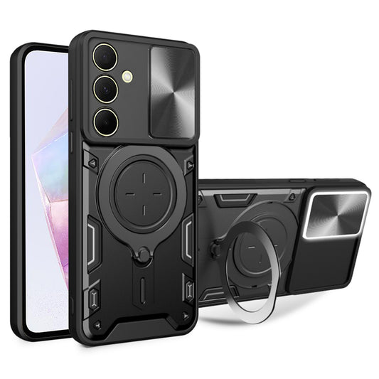 Pouzdro pro Samsung Galaxy A35 5G A356, Techsuit, CamGuard Pro, Černé