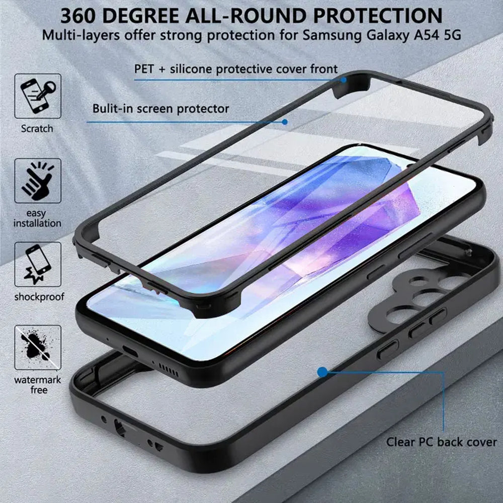 Pouzdro pro Samsung Galaxy A35 5G A356, Techsuit, ColorVerse 360, Černé